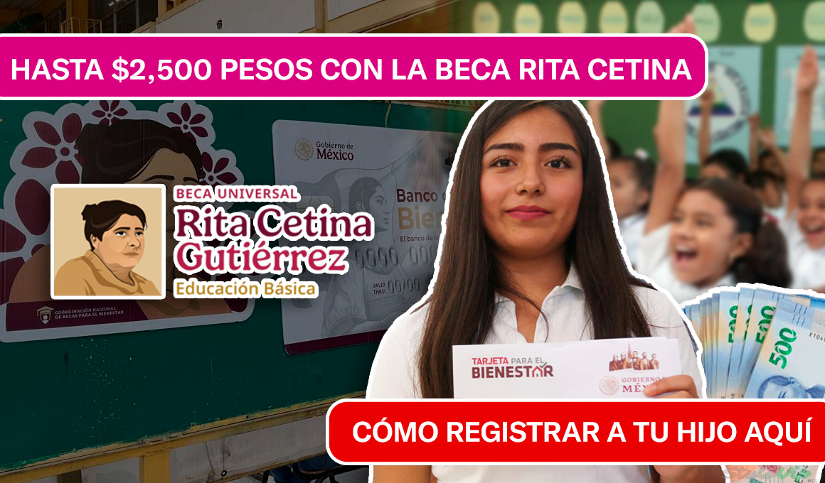 HASTA $2,500 PESOS CON LA BECA RITA CETINA - CÓMO REGISTRAR A TU HIJO