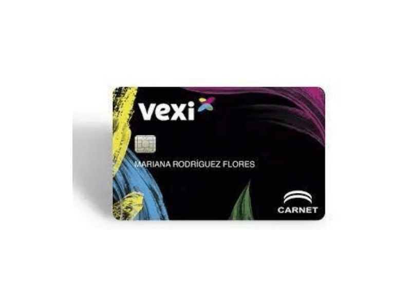 Tarjeta de crédito Vexi Carnet