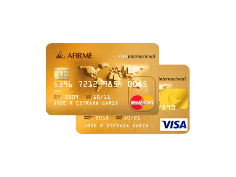 Tarjeta de Crédito Afirme Oro