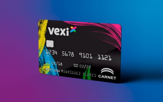 Tarjeta de crédito Vexi Carnet