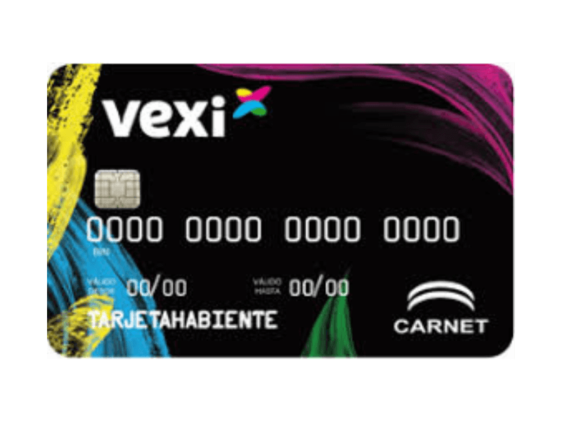 Tarjeta de Crédito Vexi Carnet
