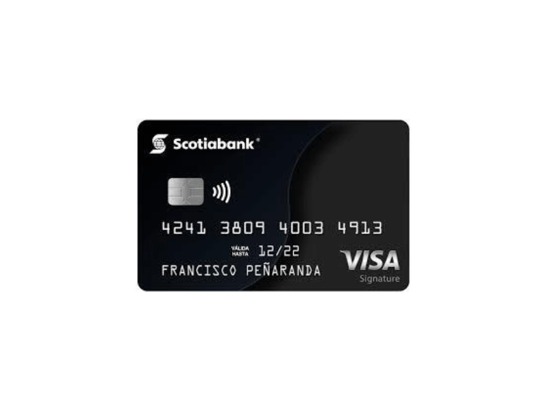 tarjeta Visa Signature de Scotiabank